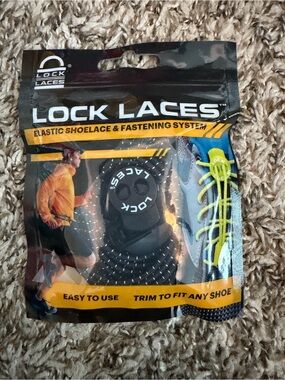 Lock Laces Elastic Shoelace & Fastening System - Black